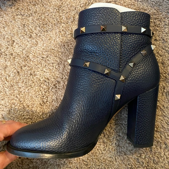 Authentic VALENTINO booties, navy, size 37 - Picture 16 of 16